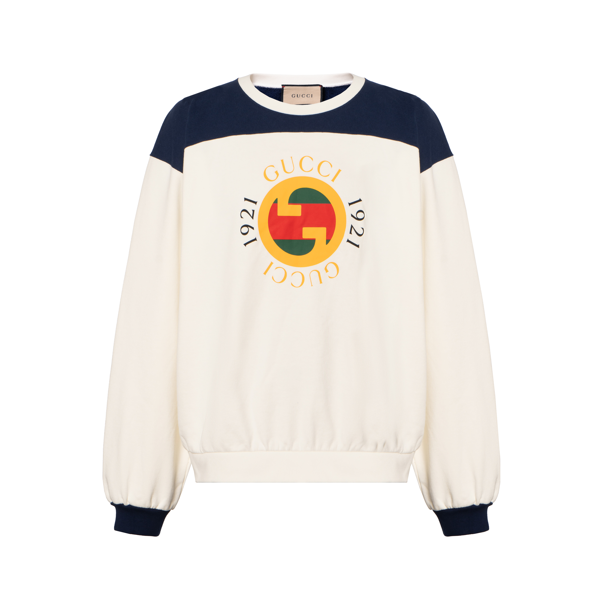 Gucci Beige Round Neck Loose-Fit Long Sleeve Sweatshirt 756663-XJFWJ-9295