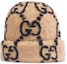 Order GUCCI Beige Wool Knit Beanie Unisex Casual Fashion男女情侣款 721295-4GAAQ-9764