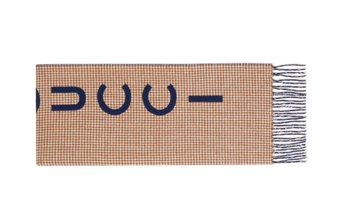 GUCCI Beige Wool Scarf with Gucci Jacquard Unisex Couple's Edition. 7642684GAAA4878 圖 3