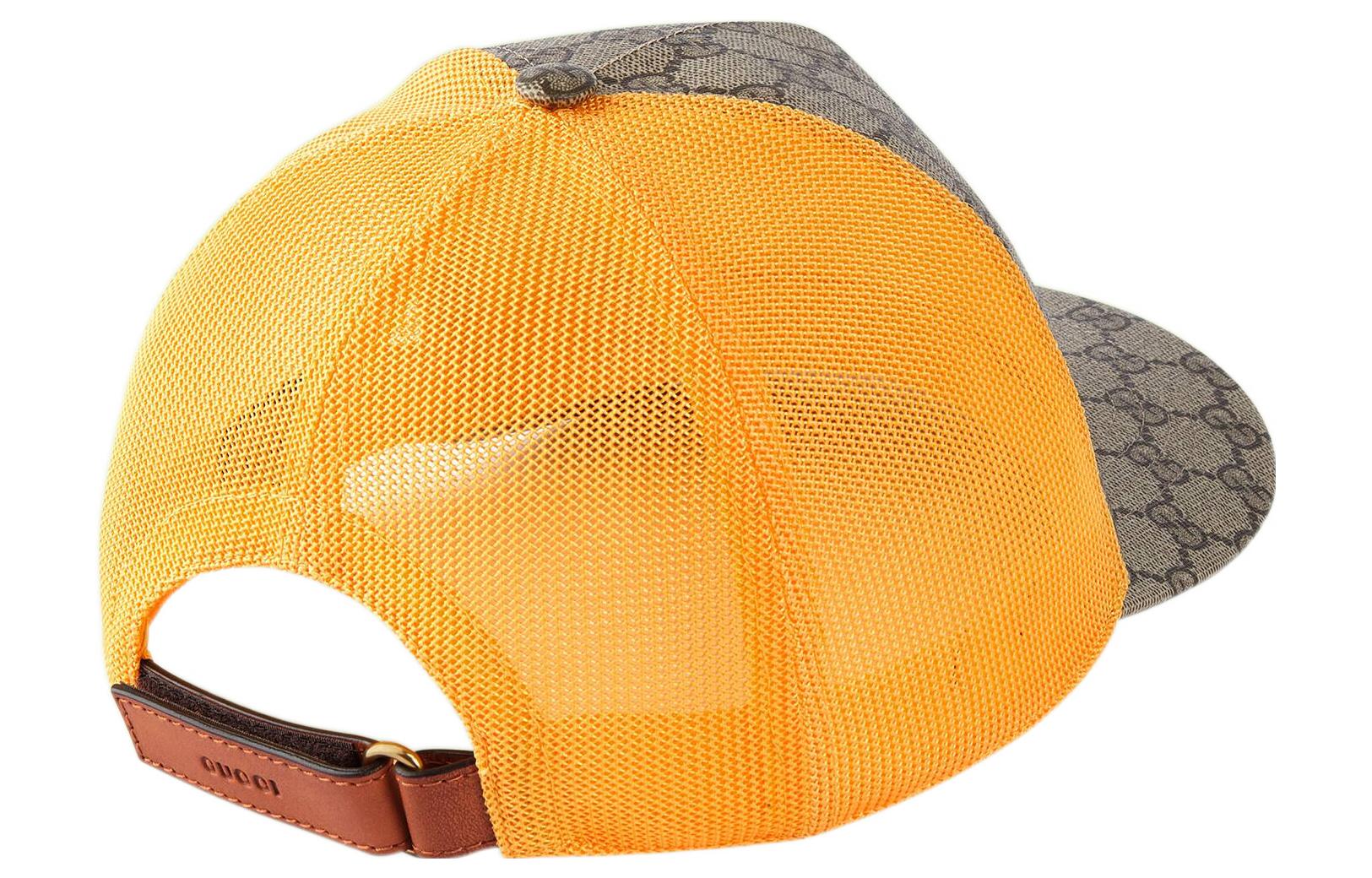 Purchase GUCCI Topi Baseball Unisex Beige/Yellow Mesh Logo Print Katun. 6968494HAQS9775