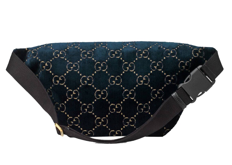 Gucci Belt Bag GG Velvet Blue 圖 2