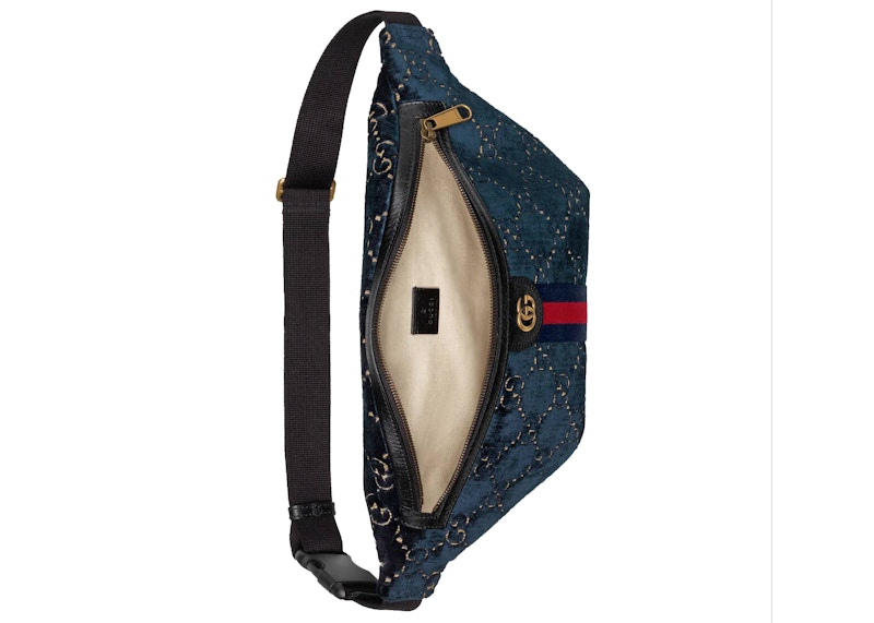 Gucci Belt Bag GG Velvet Blue 圖 3