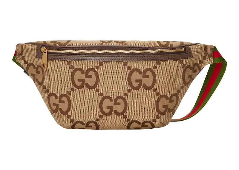 Gucci Belt Bag Jumbo GG Camel/Ebony