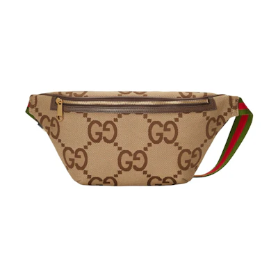 Gucci Belt Bag Jumbo GG Camel/Ebony