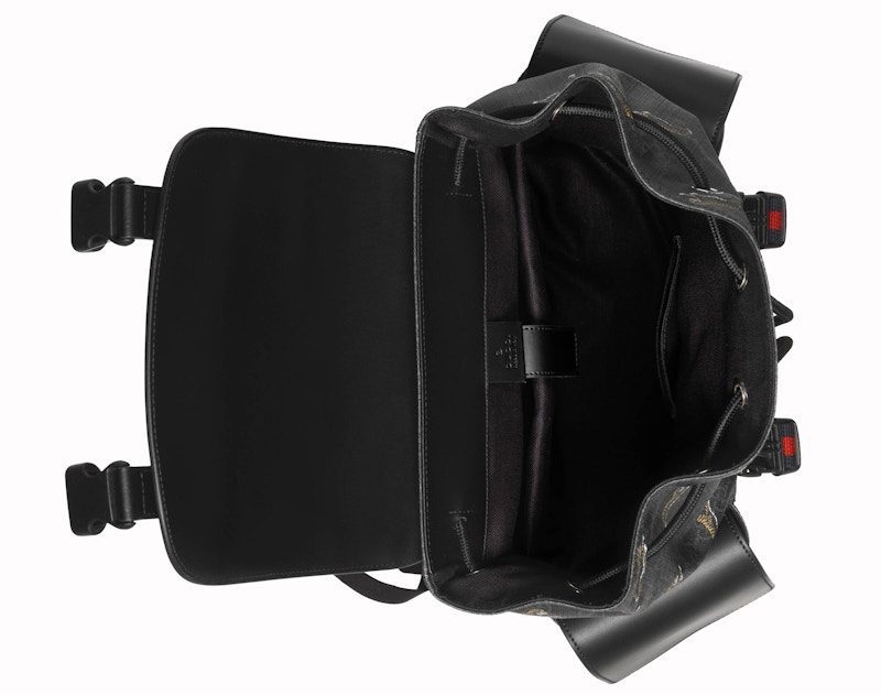 Lookbook Gucci GG Supreme Tigers 黑灰色野獸背包