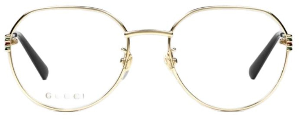 GUCCI Bicolor Acetate Oval Optical Frames Gold Unisex Couple Design. 797659I3330 Lookbook GUCCI Bicolor Acetate Oval Optical Frames Gold Unisex Couple Design. 797659I3330