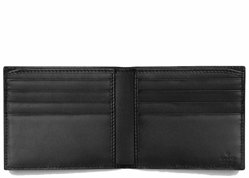 Lookbook グッチ 二つ折りウォレット GGスプリーム ビープリント 8カード Beige/Ebony