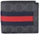Gucci Bifold Wallet GG Supreme Web Black