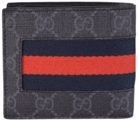 Gucci Bifold Wallet GG Supreme Web Black Order Gucci Bifold Wallet GG Supreme Web Black