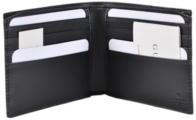 Gucci Bifold Wallet GG Supreme Web Black Lookbook Gucci Bifold Wallet GG Supreme Web Black