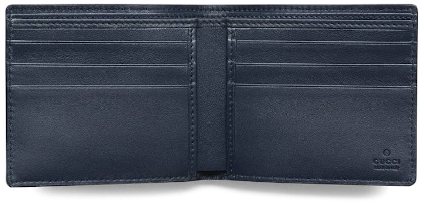 Gucci雙折皮夾微型Guccissima藍色 Order Gucci雙折皮夾微型Guccissima藍色