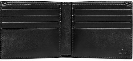 Gucci雙折皮夾簽名Web(8卡槽)黑色 Lookbook Gucci雙折皮夾簽名Web(8卡槽)黑色