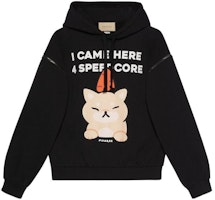 Gucci Black Animal Print Logo Pullover Sweatshirt 735949-XJFB8-1152 Gucci Black Animal Print Logo Pullover Sweatshirt 735949-XJFB8-1152