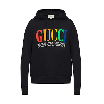 GUCCI Black Colorful Logo Sweatshirt 475374-X3N60-1082