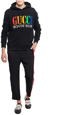 GUCCI Sweatshirt Hitam Logo Warna-Warni 475374-X3N60-1082 Purchase GUCCI Sweatshirt Hitam Logo Warna-Warni 475374-X3N60-1082