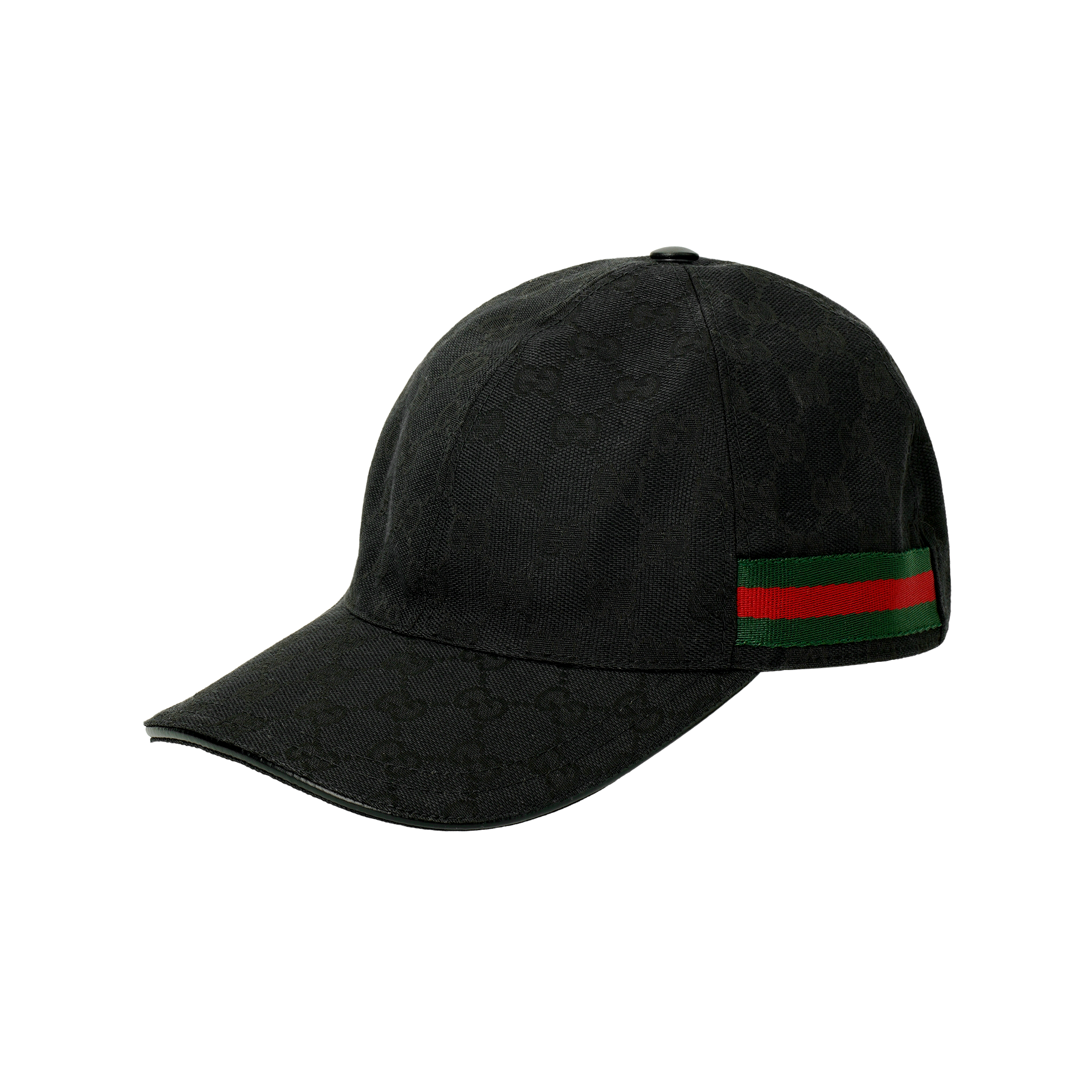 GUCCI Black Double G Logo Baseball Cap 200035 KQWBG 1060