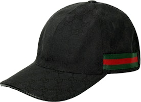 GUCCI Black Double G Logo Baseball Cap 200035 KQWBG 1060 GUCCI Black Double G Logo Baseball Cap 200035 KQWBG 1060