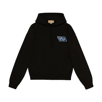 Gucci Black Hoodie with Letter Print 761574-XJFXN-1043