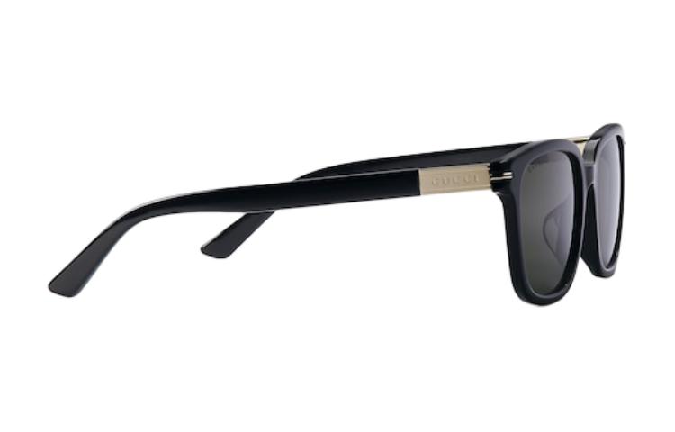 GUCCI Black Irregular Sunglasses Acetate Logo Unisex Couples Style 778341J07401012 圖 3