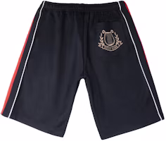 Gucci Black Logo Embroidered Elastic Waist Casual Shorts 575766-XJBBE-1410 Gucci Black Logo Embroidered Elastic Waist Casual Shorts 575766-XJBBE-1410