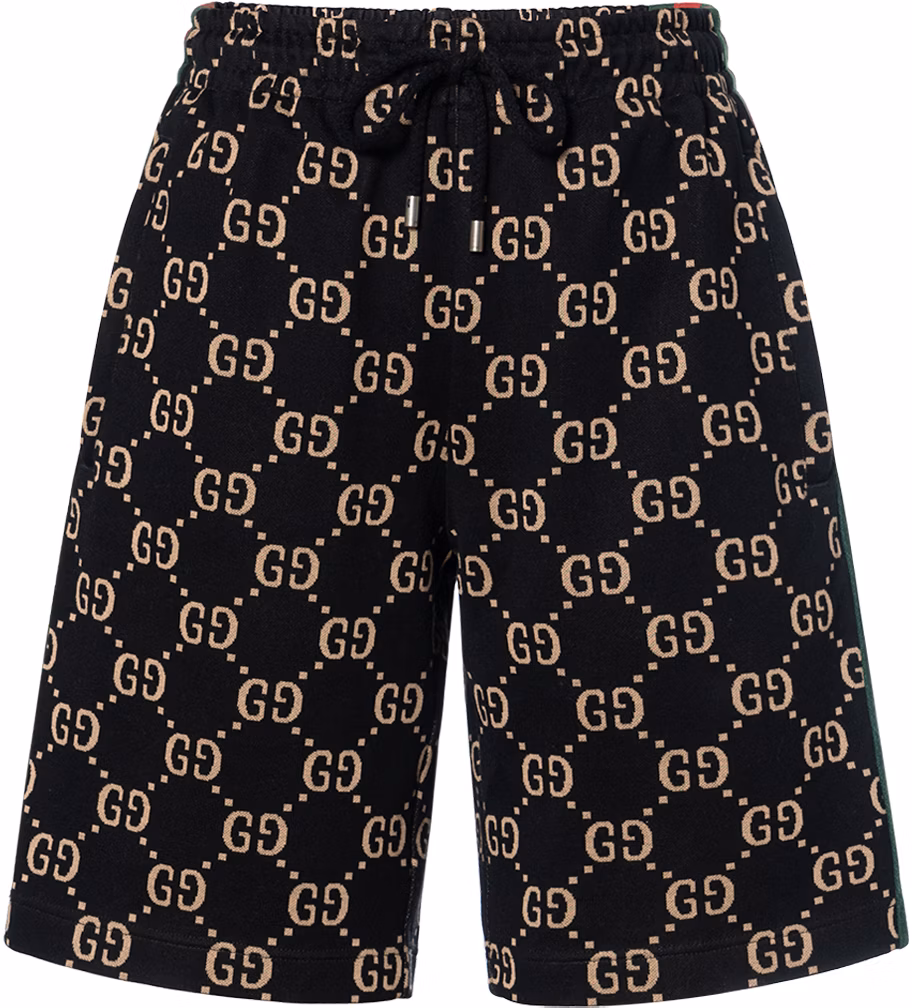 gucci-black-logo-print-casual-straight-leg-shorts-698429-xjeei-1030