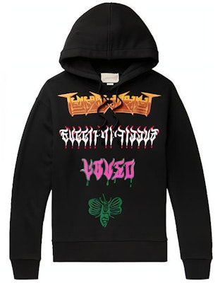 GUCCI Black Logo Print Colorblock Long Sleeve Sweatshirt 475374 XJAKM 1082 Buy GUCCI Black Logo Print Colorblock Long Sleeve Sweatshirt 475374 XJAKM 1082