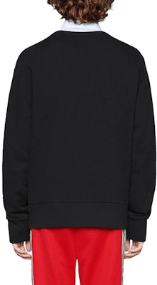 古驰黑色宽松版长袖T恤带标志印花 475532-XJAK2-1880 Shop 古驰黑色宽松版长袖T恤带标志印花 475532-XJAK2-1880