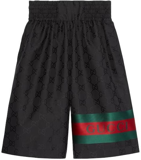 gucci-black-low-rise-logo-print-slim-fit-casual-shorts-ss-24-769506-zaqda-1060