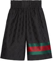 Gucci Black Low-Rise Logo Print Slim-Fit Casual Shorts SS24 769506-ZAQDA-1060服 Gucci Black Low-Rise Logo Print Slim-Fit Casual Shorts SS24 769506-ZAQDA-1060服