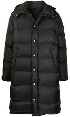 GUCCI 黑色中長款連帽羽絨外套 603569-Z8AFZ-1043 Buy GUCCI 黑色中長款連帽羽絨外套 603569-Z8AFZ-1043