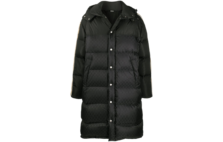 Order GUCCI 黑色中長款連帽羽絨外套 603569-Z8AFZ-1043