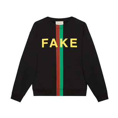 Gucci Black Multicolor Striped Logo Sweatshirt 635847-XJCXY-1082