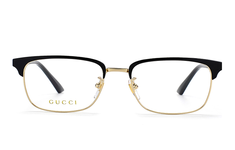 GUCCI Black Oval Optical Frame Glasses with Prescription Option GG0131O-001 圖 3