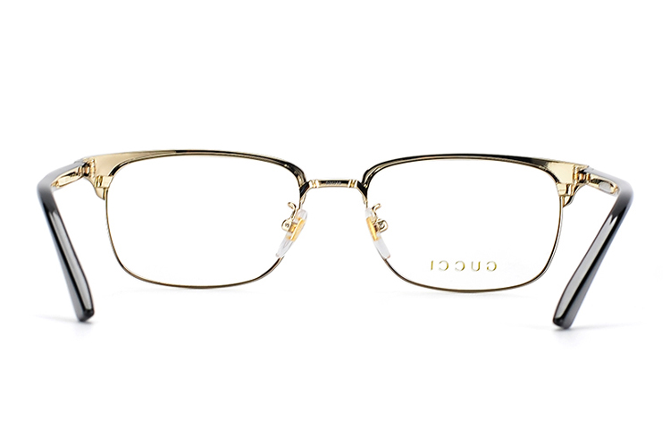 GUCCI Black Oval Optical Frame Glasses with Prescription Option GG0131O-001 圖 4