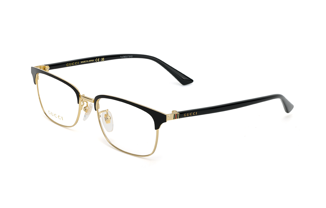 GUCCI Black Oval Optical Frame Glasses with Prescription Option GG0131O-001 圖 5