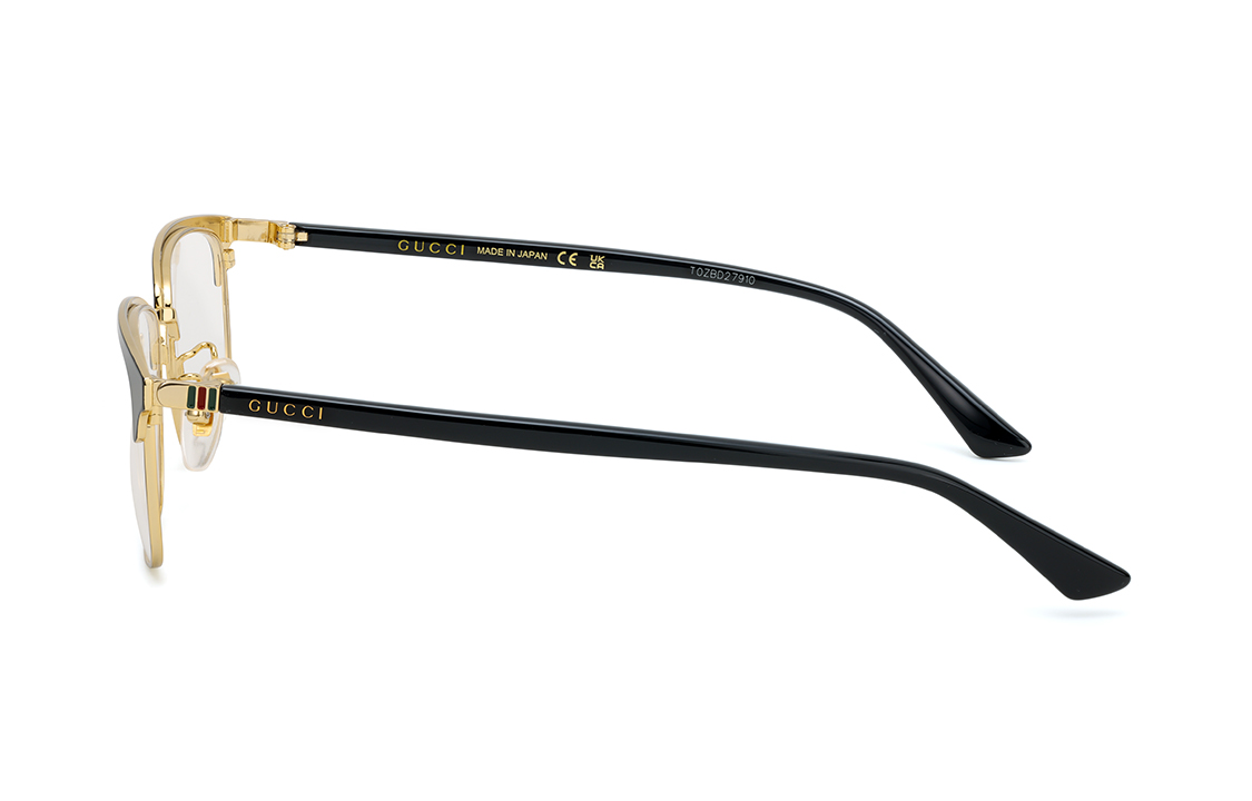 GUCCI Black Oval Optical Frame Glasses with Prescription Option GG0131O-001 圖 7