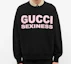 Lookbook Gucci 黑色寬鬆版印字母「Sexiness」連帽衫 563972-XJCK2-1024