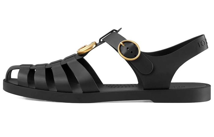 Buy Sandal Gesper Karet Gucci 'Hitam' 463463-J8700-1000