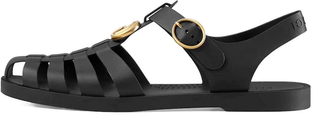 Sandal Gesper Karet Gucci 'Hitam' 463463-J8700-1000 Buy Sandal Gesper Karet Gucci 'Hitam' 463463-J8700-1000