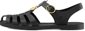 Buy Sandal Gesper Karet Gucci 'Hitam' 463463-J8700-1000