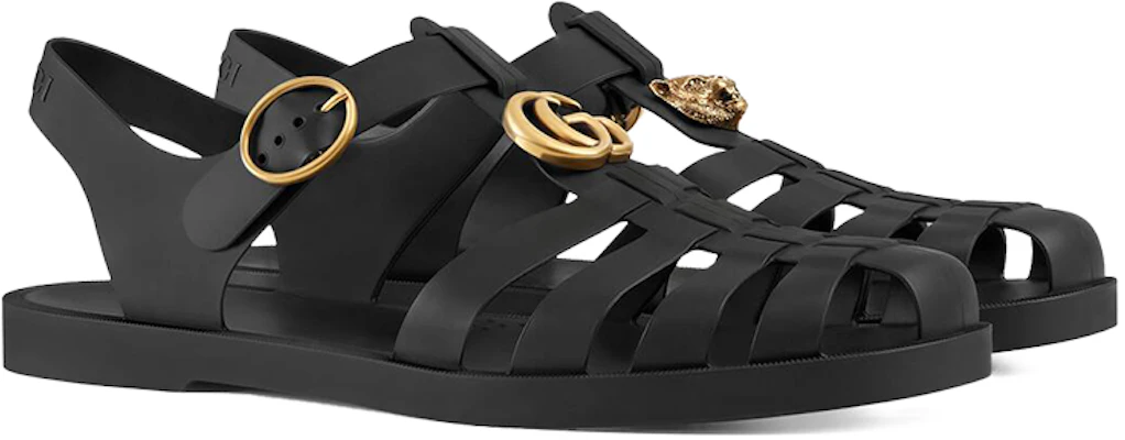 Sandal Gesper Karet Gucci 'Hitam' 463463-J8700-1000 Order Sandal Gesper Karet Gucci 'Hitam' 463463-J8700-1000