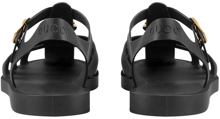 Sandal Gesper Karet Gucci 'Hitam' 463463-J8700-1000 Shop Sandal Gesper Karet Gucci 'Hitam' 463463-J8700-1000