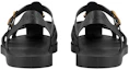Shop Sandal Gesper Karet Gucci 'Hitam' 463463-J8700-1000