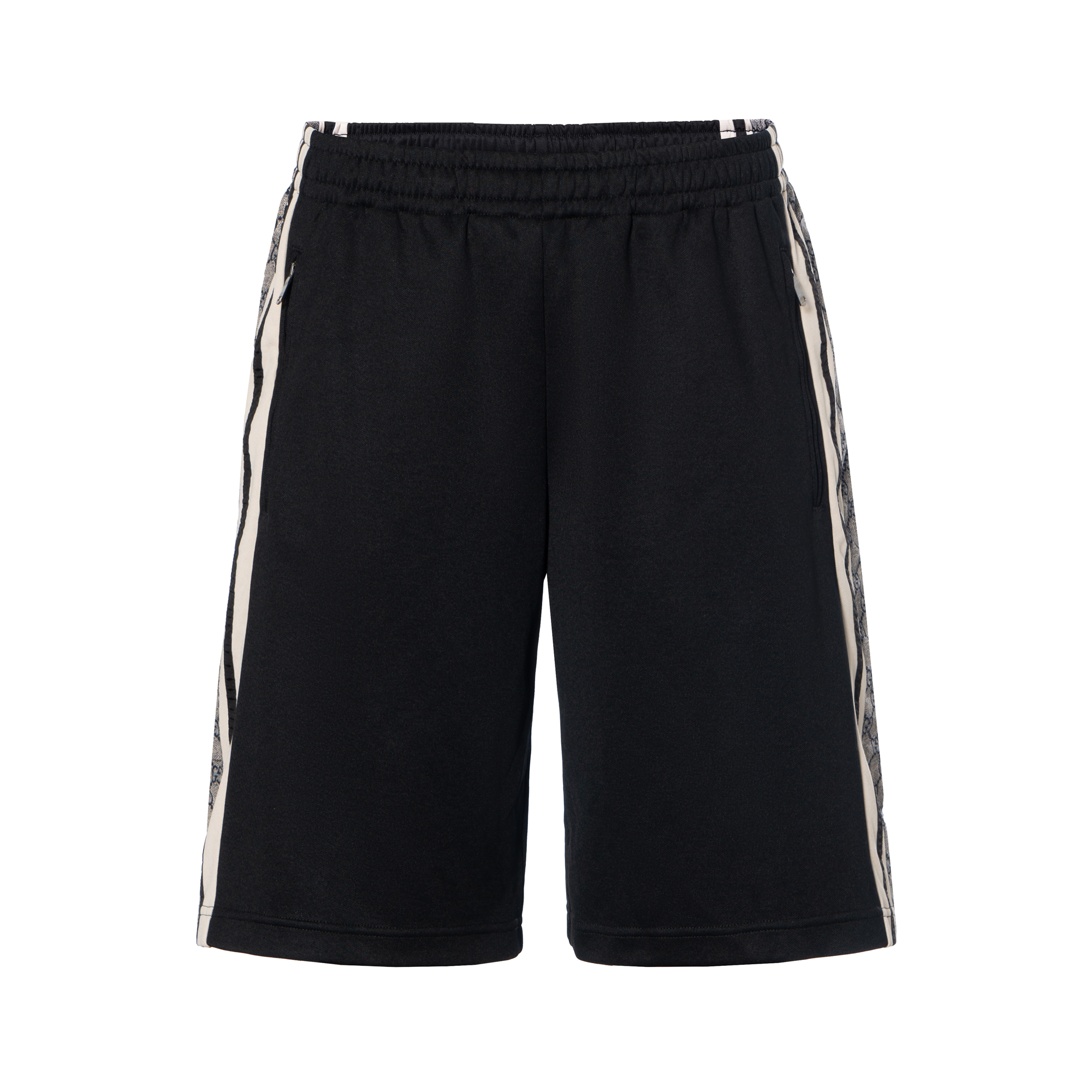 Gucci Black Shorts with Side GG Stripe Pattern 553921-XJAC0-1093