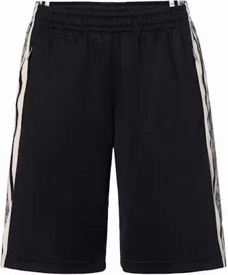 Gucci 黑色短褲側邊GG條紋設計 553921-XJAC0-1093 Buy Gucci 黑色短褲側邊GG條紋設計 553921-XJAC0-1093