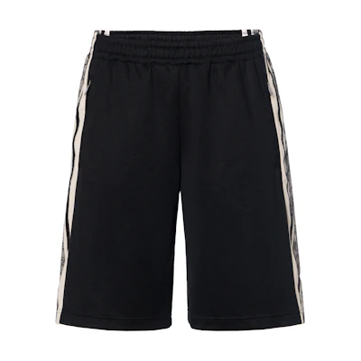 Gucci Black Shorts with Side GG Stripe Pattern 553921-XJAC0-1093