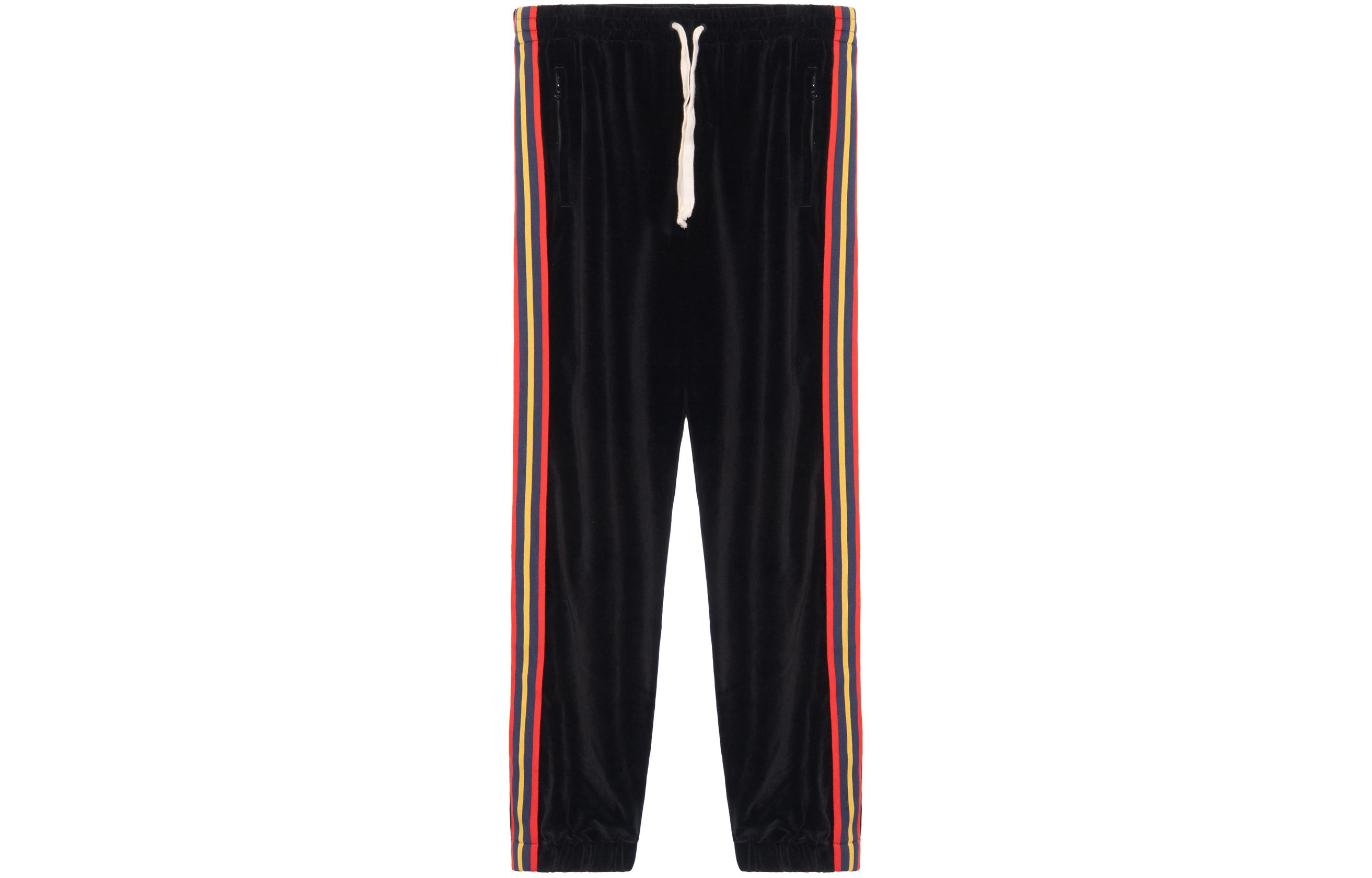 Gucci Black Side-Stripe Logo Knit Track Pants 572917XJA5W-1082