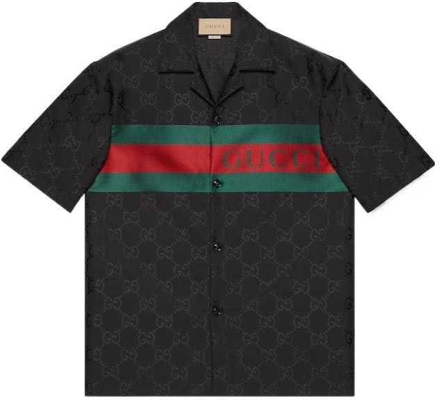 gucci-black-single-breasted-short-sleeve-shirt-with-stripe-pattern-782743-zaqd-2-1060