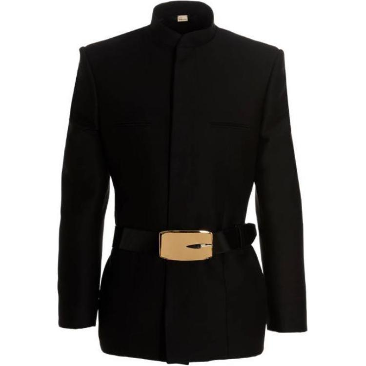 Gucci Black Solid Color Zip-Up Long-Sleeve Casual Jacket 736782-Z8BHR-1000