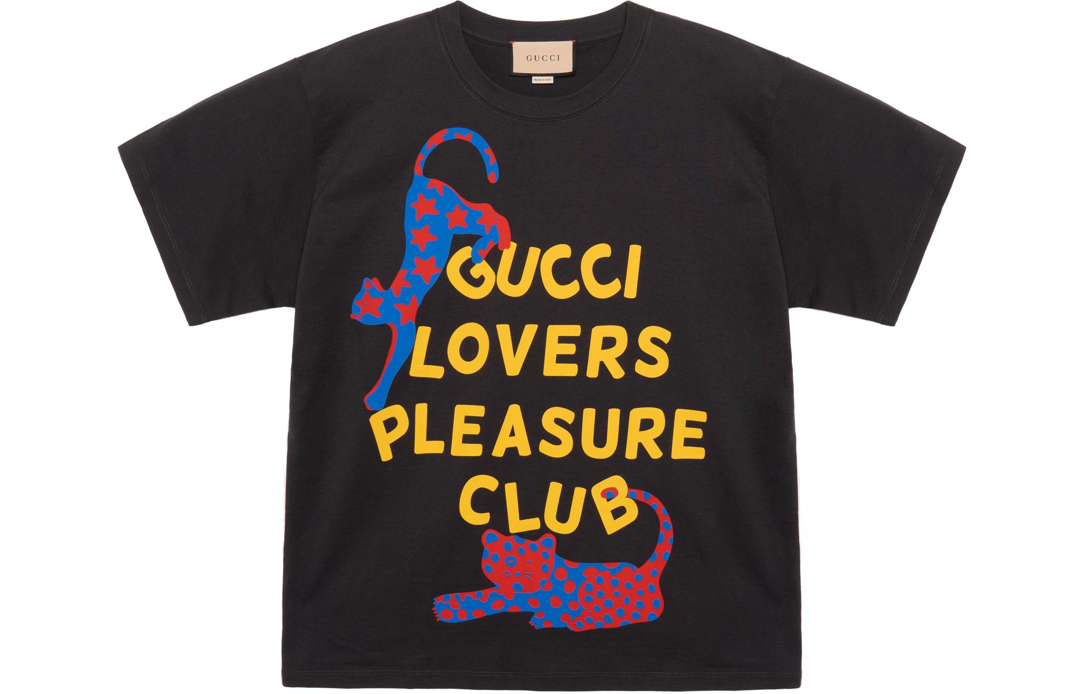 Gucci Black SS23 Logo Print Cotton T-Shirt 616036-XJFWP-1142